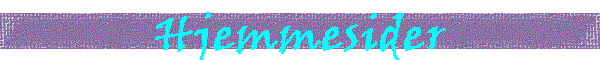 Hjemmesider